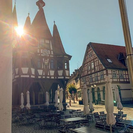 Ferienwohnung Wohnen Am Historischen Rathaus Michelstadt Exterior foto
